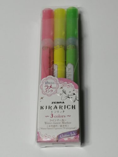 爪にも塗れるラメ入りラインマーカー！キラリッチ